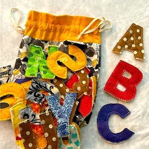Quilted ABC’s w/Bag Educational Toy